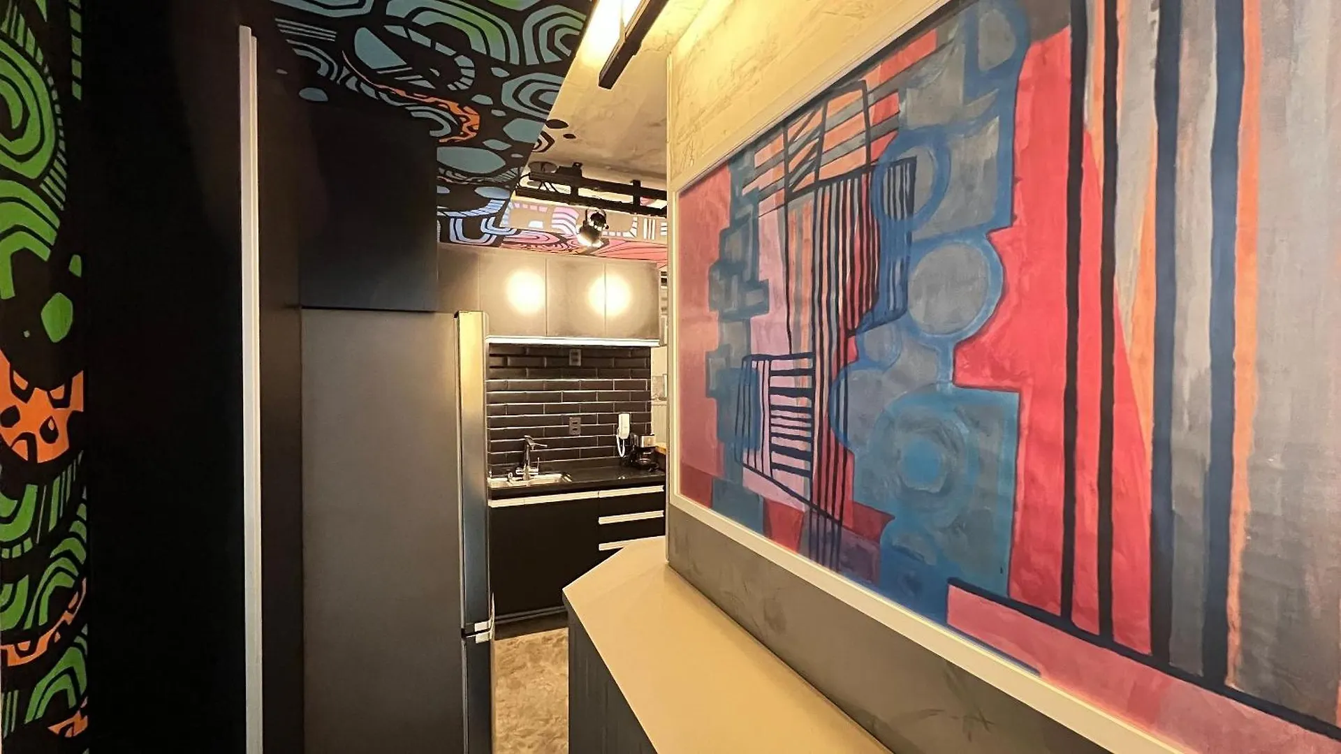 Casa de Férias Mh 10201 - Estiloso Studio Com Wf/Ac/Cama Queen São Paulo Brasil